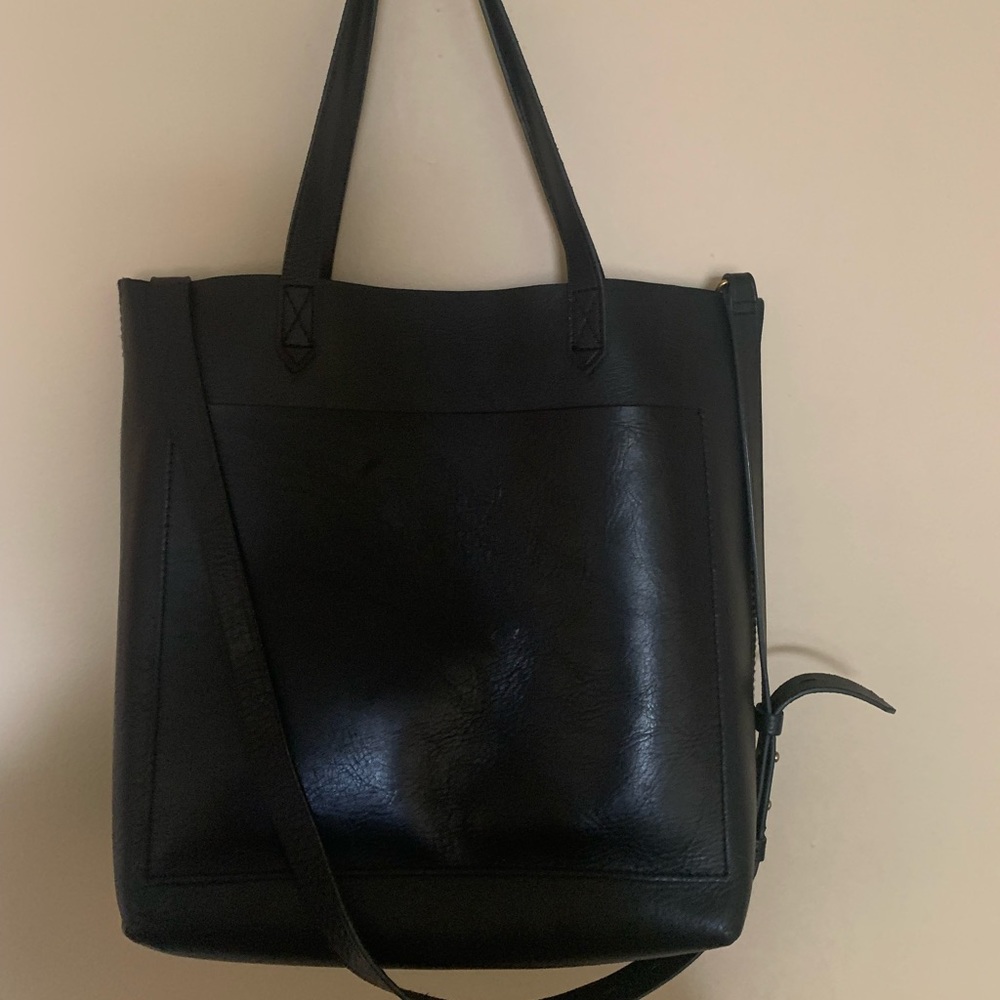 Black Medium Madewell Transport Tote
